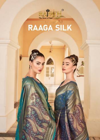 RAAGA SILK BY RAJPATH BANARASI COTTON SILK WEDDING SAREE COLLECTION WHOLESALER IN INDIA